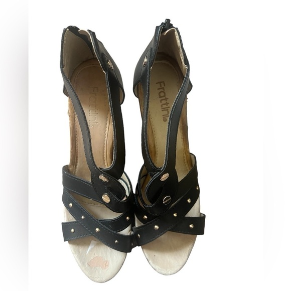 Frattini platform sandals Size 39 (8) - Picture 1 of 5